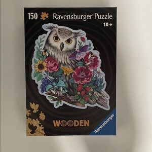 Ravensburger Multicolor Owl Floral Wooden Puzzle
